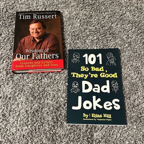 2 Books 101 So Bad, They're Good Dad Jokes Book & The Wisdom of Our Fathers Book - Picture 1 of 5